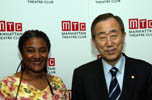 U.N. Secretary-General Attends Prize-Winning Play about Rape in Congo